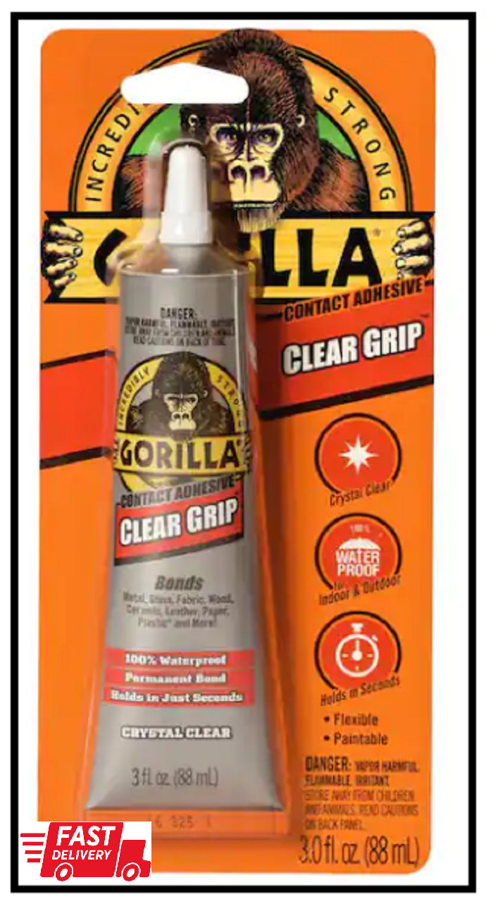 Gorilla 3 oz. Clear Grip Tube (FREE SHIPPING)
