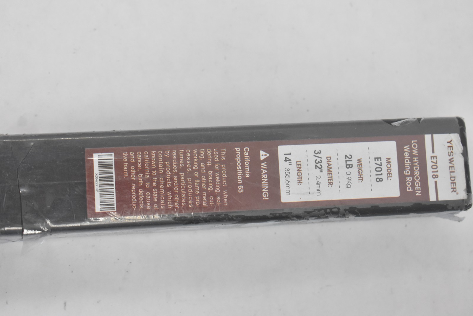 Yes Welder E7018 3/32″ Dia x 14″ L 2 lb Welding Rods Low Hydrogen Carbon Steel