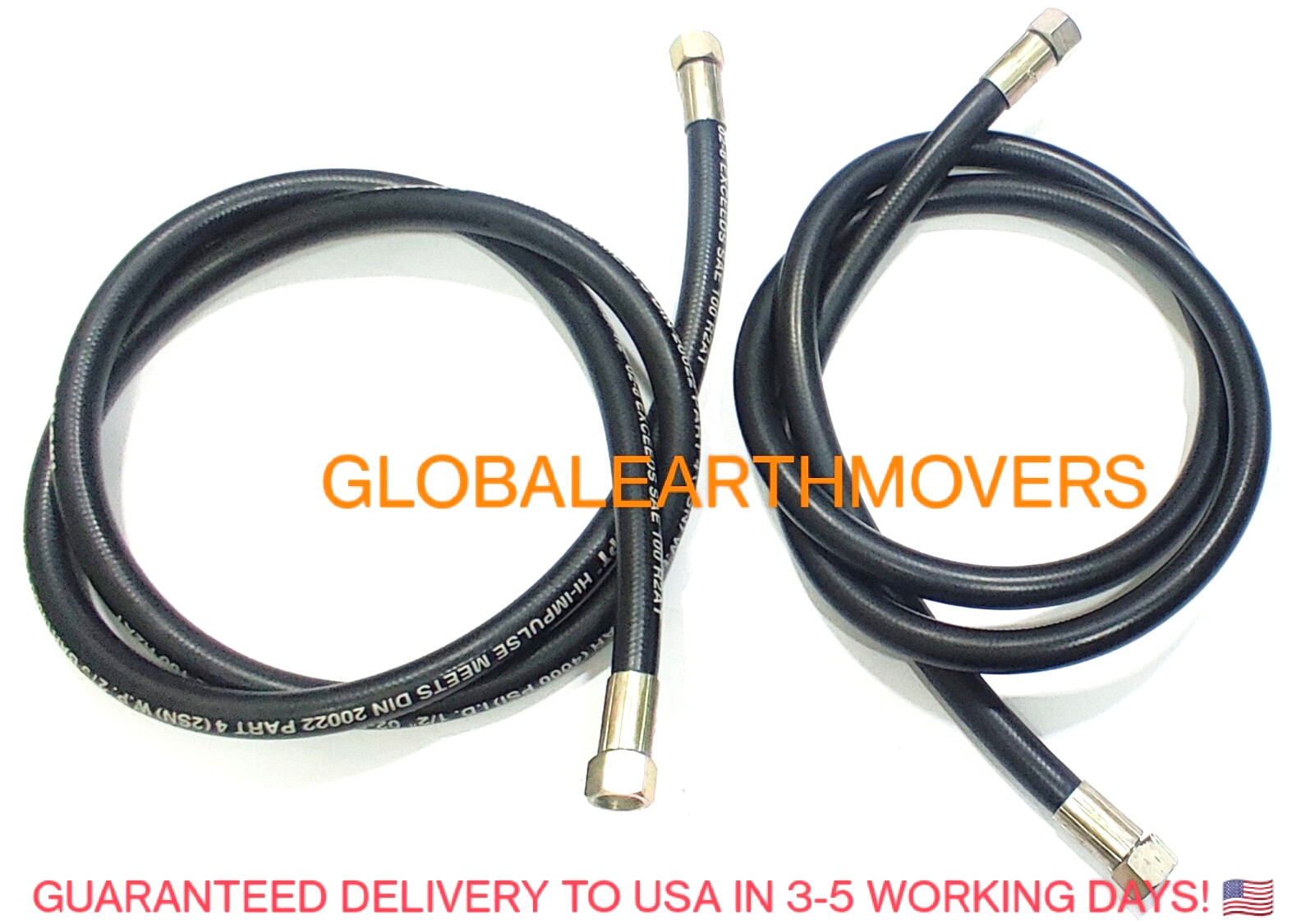 JCB BACKHOE – LOADER ARM CIRCUIT HOSE, SET OF 2 PCS. (PART NO. 612/80078)
