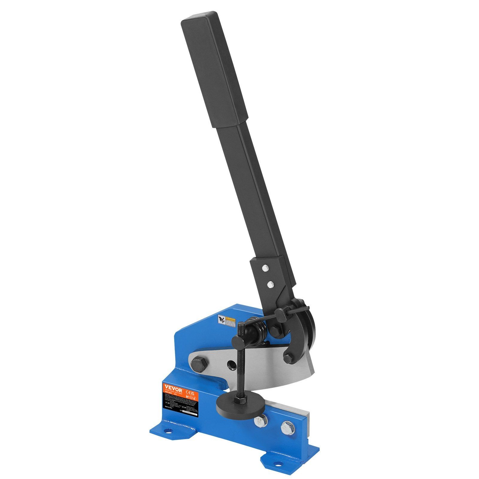 Hand-Powered 5in Metal Shear with 110mm x 6mm Capacity, Sturdy Q235 Base