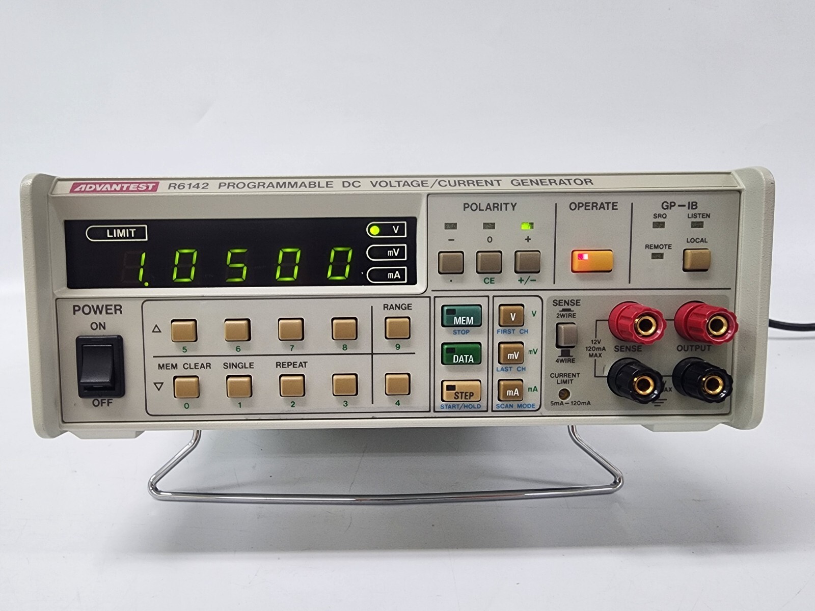 ADVANTEST R6142 Programmable DC Voltage / Current Generator, Calibrator