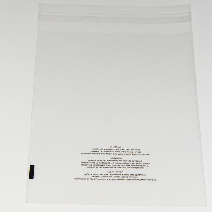 2000 10×13 Poly Bags Resealable Suffocation Warning Clear Merchandise 1.5 mil