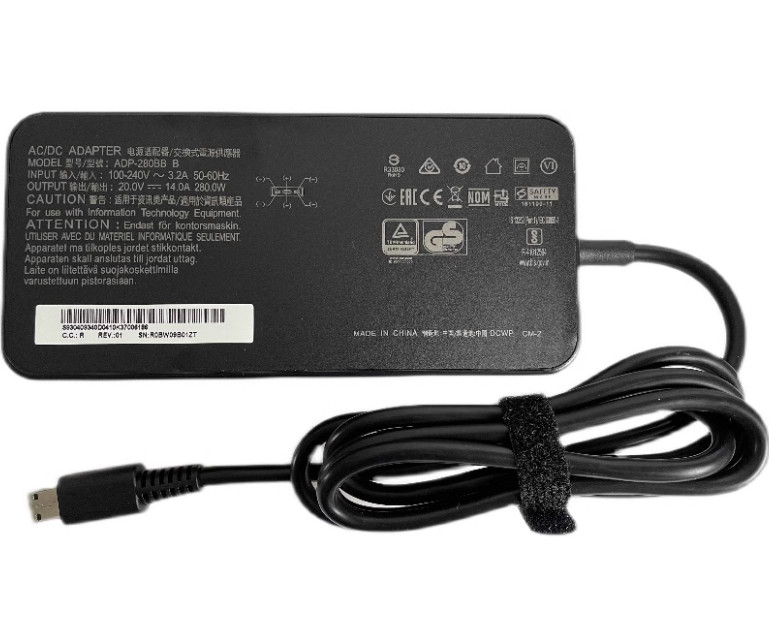 1pc New GP76 GP66 GE76 GE66 280W power adapter ADP-280BB B