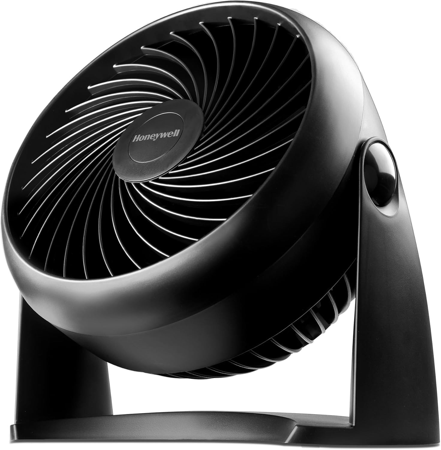 Honeywell HT900 TurboForce Tabletop Fan, 3 Speeds 90° Pivoting Head Black