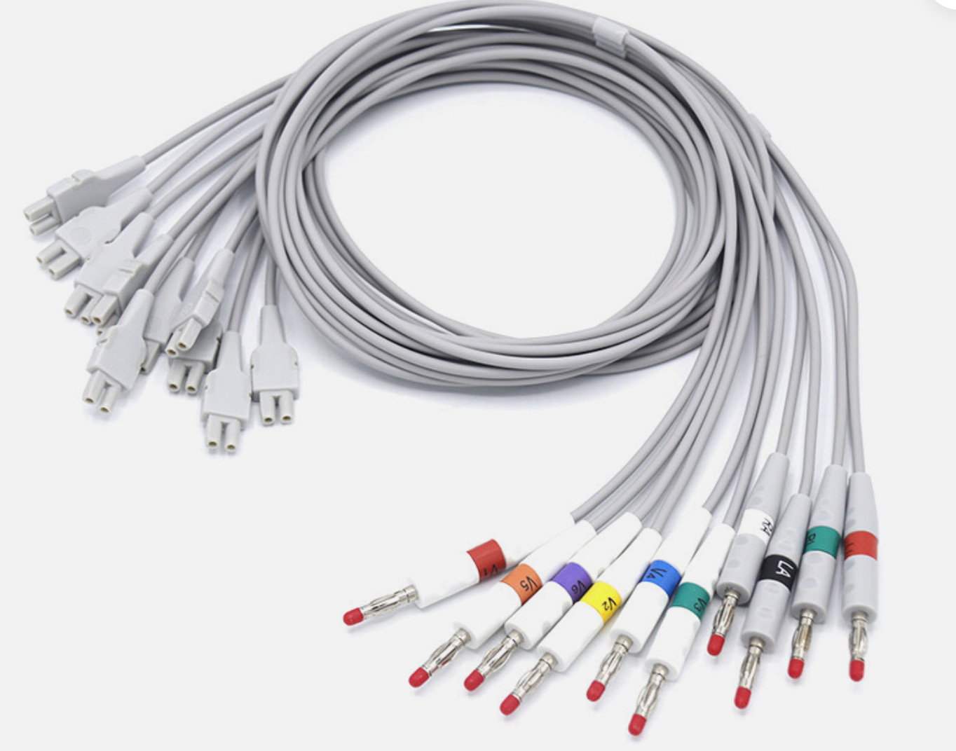 GE Marquette CAM 14 EKG 10 Leads Banana Cable 2016032001- Same Day Shipping