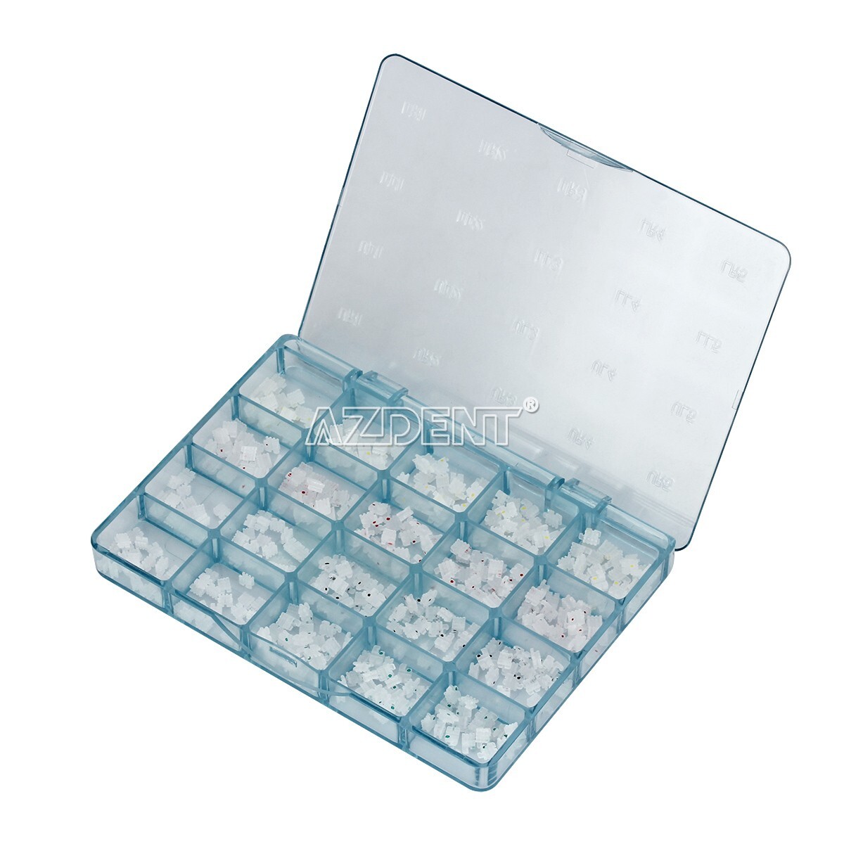 AZDENT Dental Orthodontic Ceramic Brackets Braces Roth MBT .022 Hooks 3 4 5