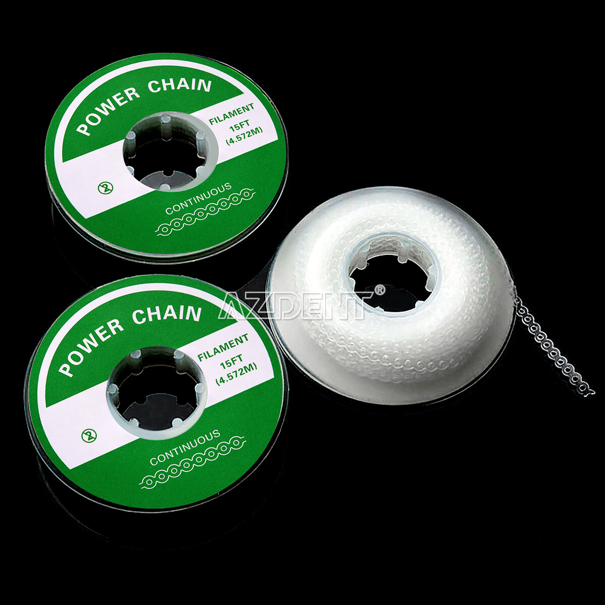 Dental Orthodontic Ligature Ties Elastic Rubber Bands /Elastic Ultra Power Chain