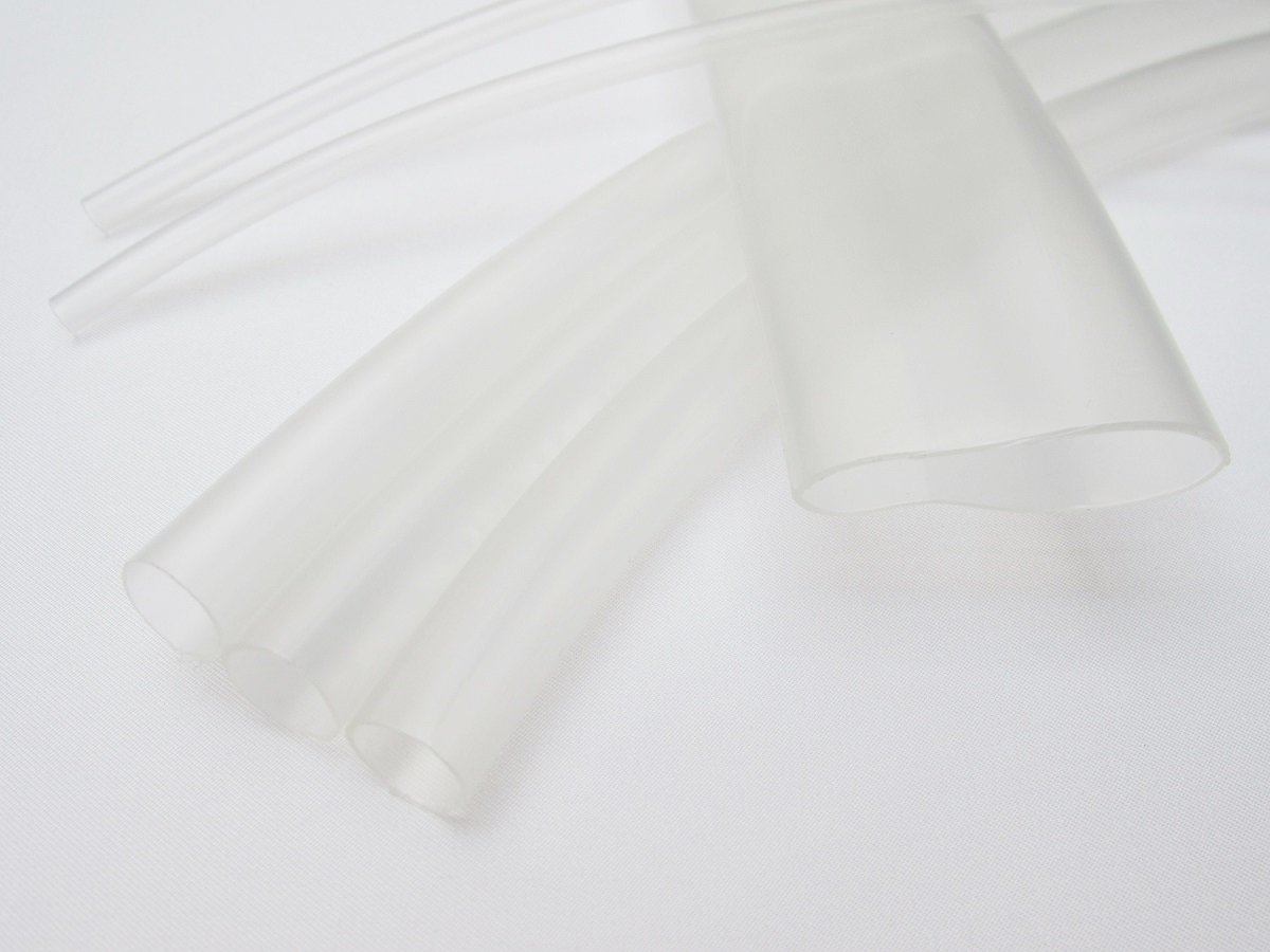 (1 FOOT) 1/4″ Clear Heat Shrink Tube 3:1 Dual Wall Adhesive Glue Marine 6.4mm ID