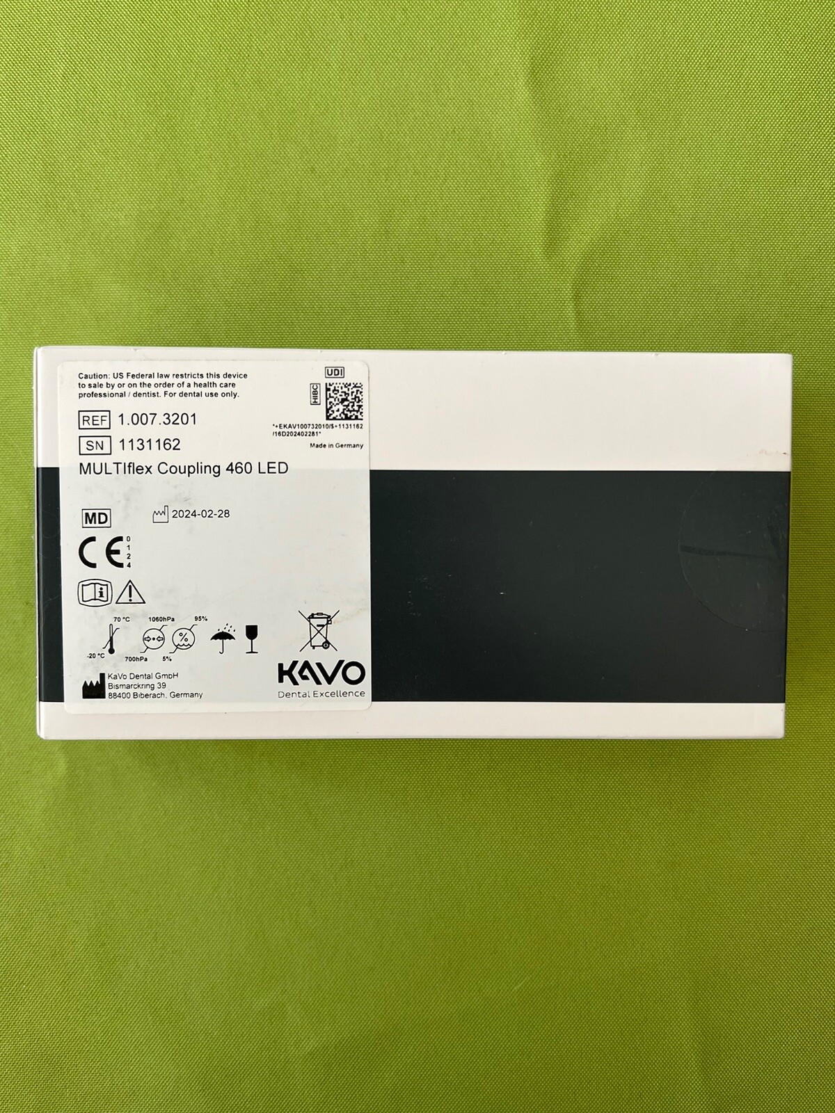 AUTHENTIC KAVO MULTIFLEX COUPLING 460 LED, FIBER OPTIC – NEW IN UNOPENED BOX