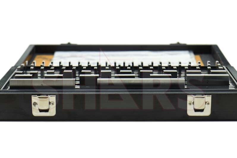 SHARS 81 PCS GRADE B GAGE GAUGE BLOCK SET NIST CERTIFICATE M}