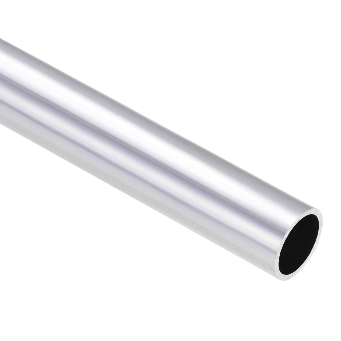 Aluminum Round Tube 25mm OD 21mm Inner Dia 300mm Length Seamless Straight Tubing