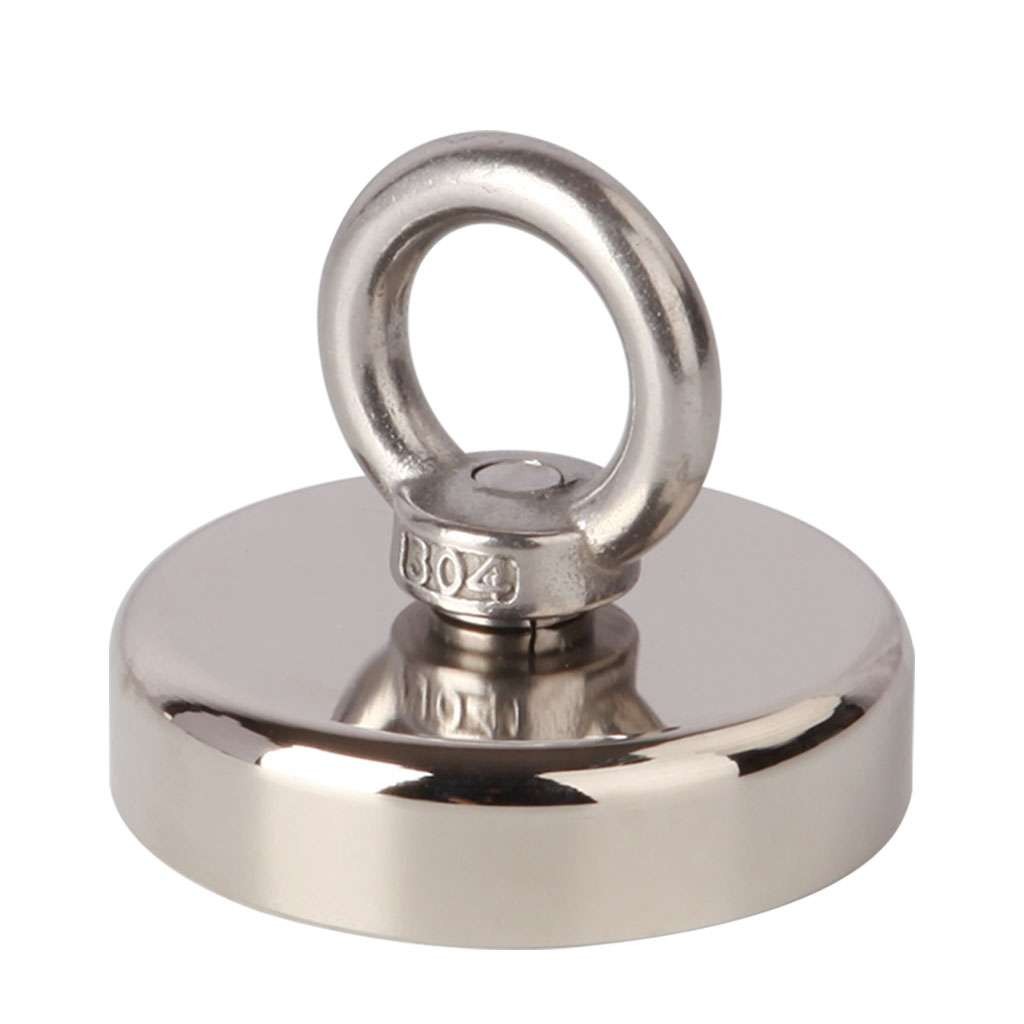 Neodymium Fishing 400LBS Magnet Pulling Force Super Strong Round Rare Earth