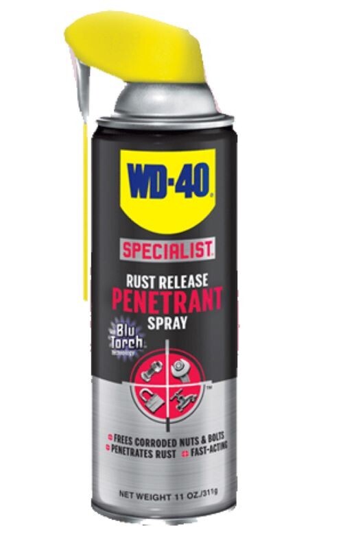 WD-40 Specialist Rust Release Penetrant Spray, 11 Oz, Aerosol Can