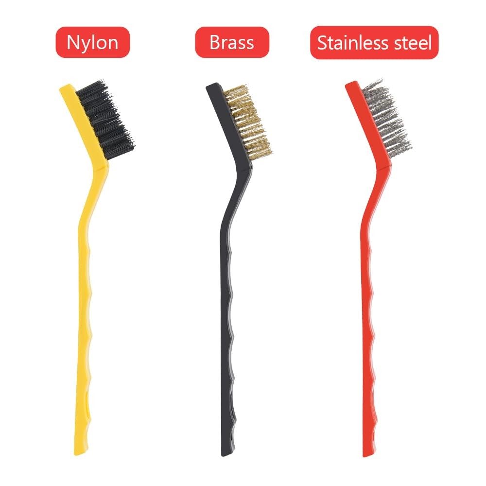 9-Piece Automotive Detailing Brush Set for Interior and Exterior Cleaning