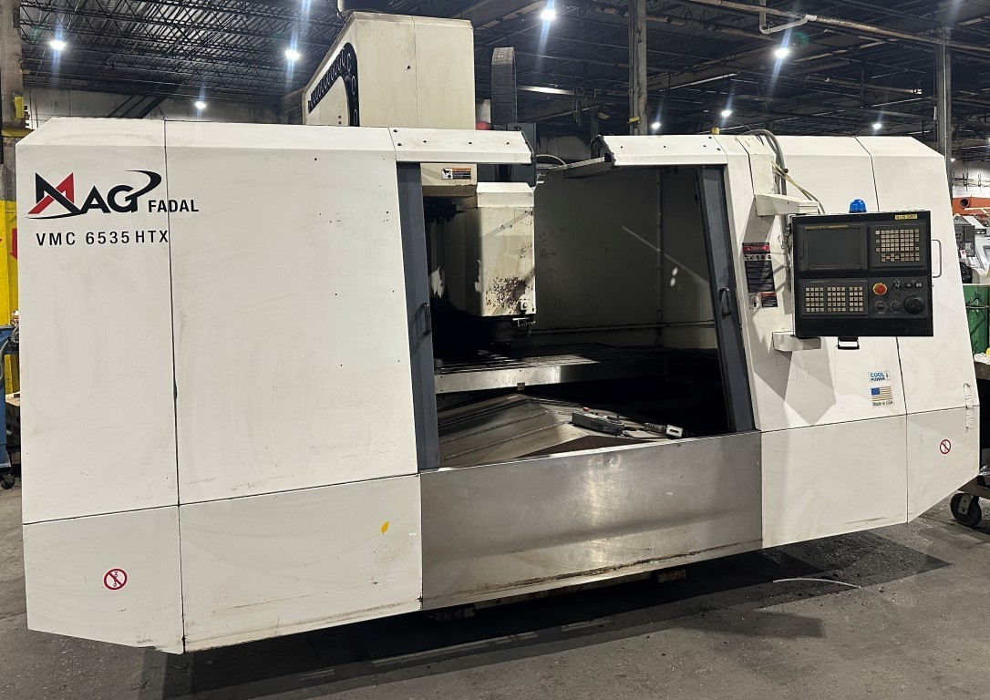 FADAL VMC6535HTX VERTICAL MACHINING CENTER – «SEE VIDEO»