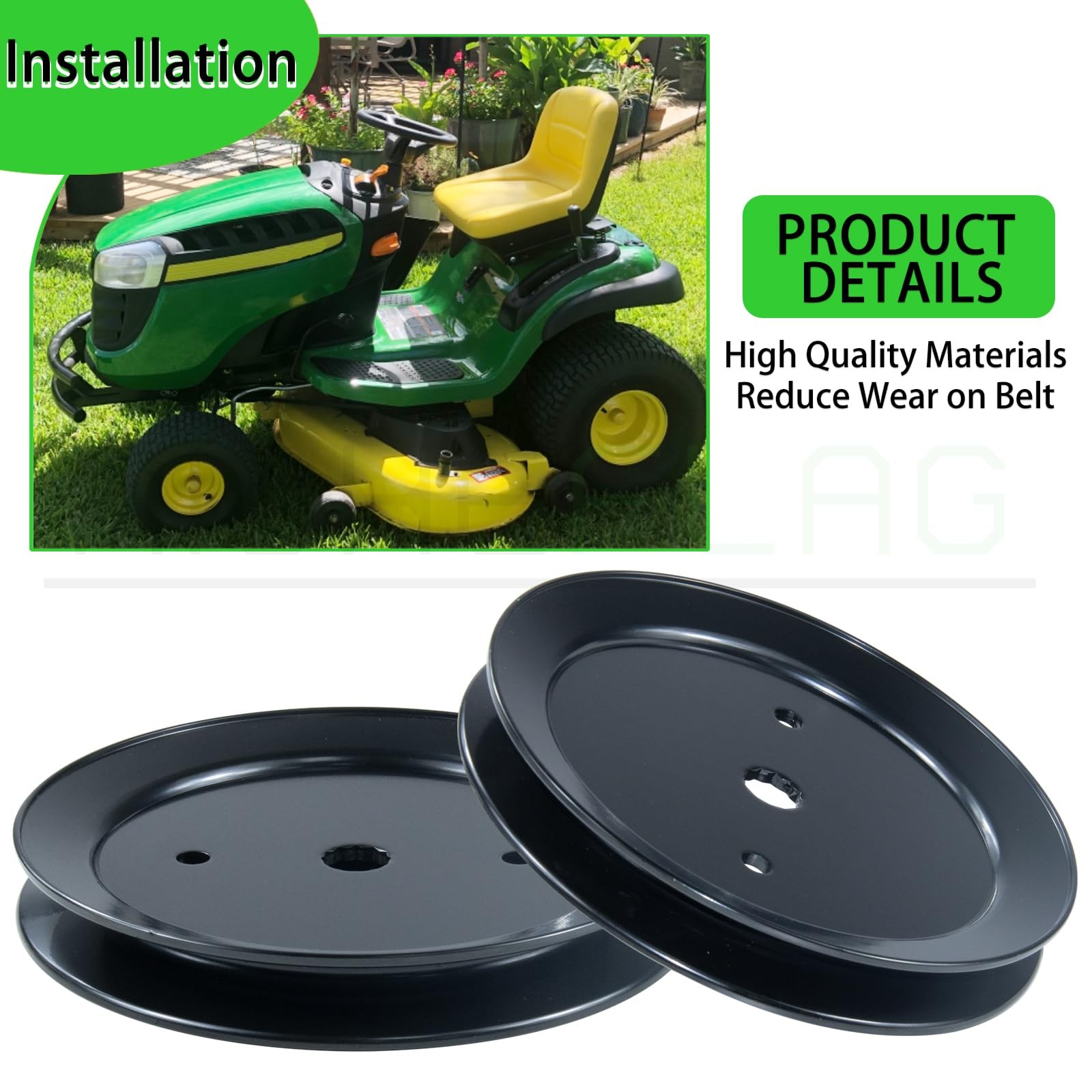 NICHEFLAG 197473 Pulley Replaces Husqvarna 532195945 A33 1×532195945