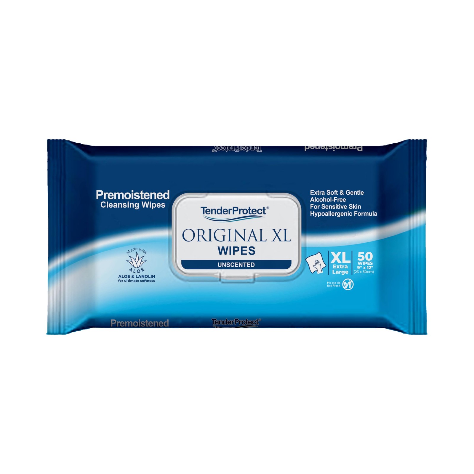 TenderProtect® Original XL Premium Adult Wipes (50/Pk), 1 Count (Pack of 50)