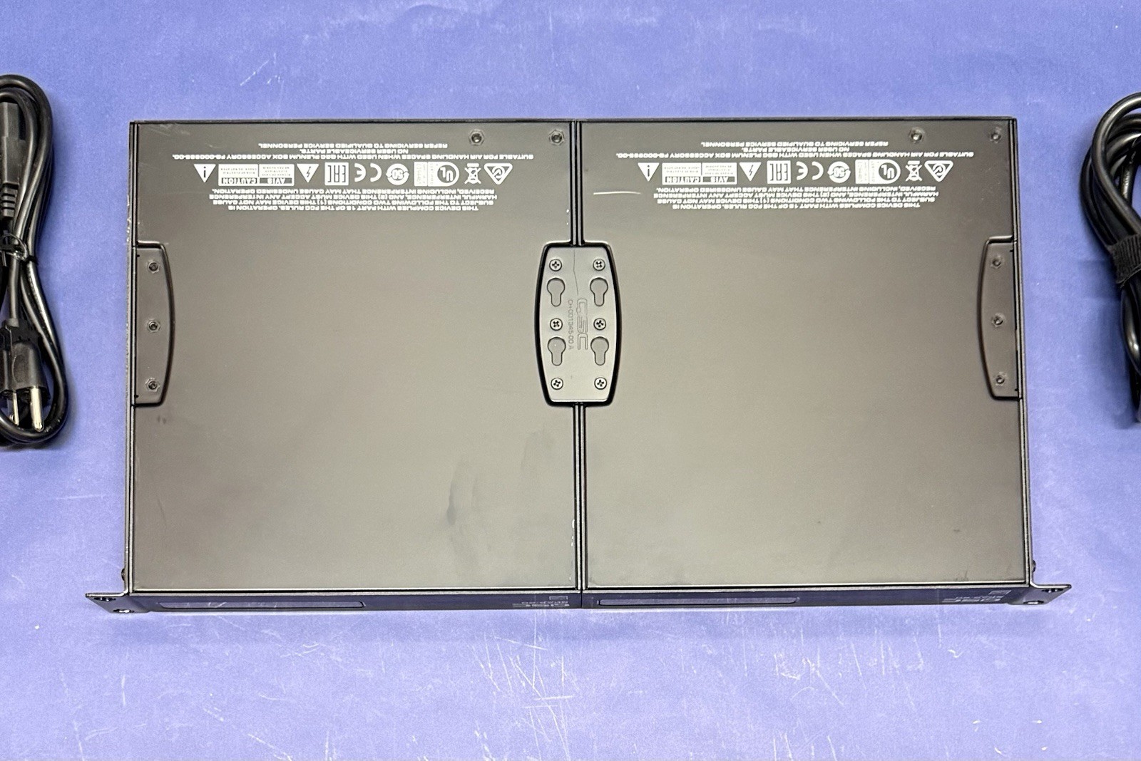 Lot of 2 QSC SPA2-60 2-Channel 60W Power Amplifier- SPA2-60 w/Rack Mount