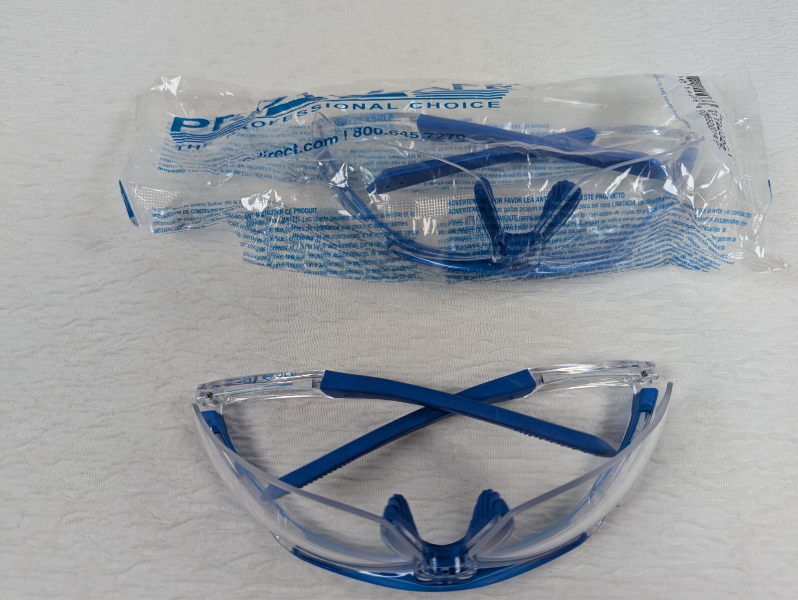 Pro-Safe – Clear Anti-Fog – Frameless Safety Glasses – Qty 6 – PS10-36002
