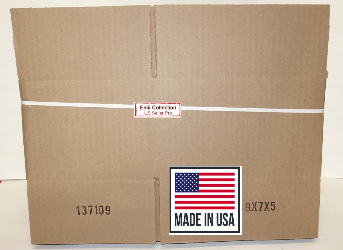 25 of 9x7x5 Shipping Packing Mailing Moving Single Wall Corrugated Box Bundle