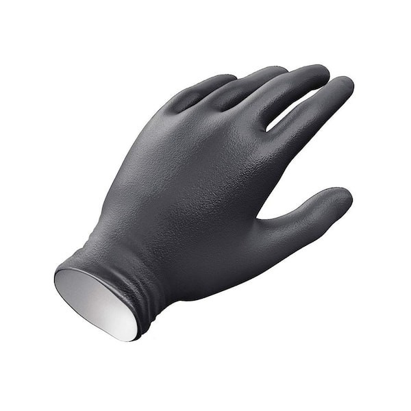 Venom Steel Nitrile Gloves XL Black Heavy Duty Disposable 6mil Mechanic 100-Pack