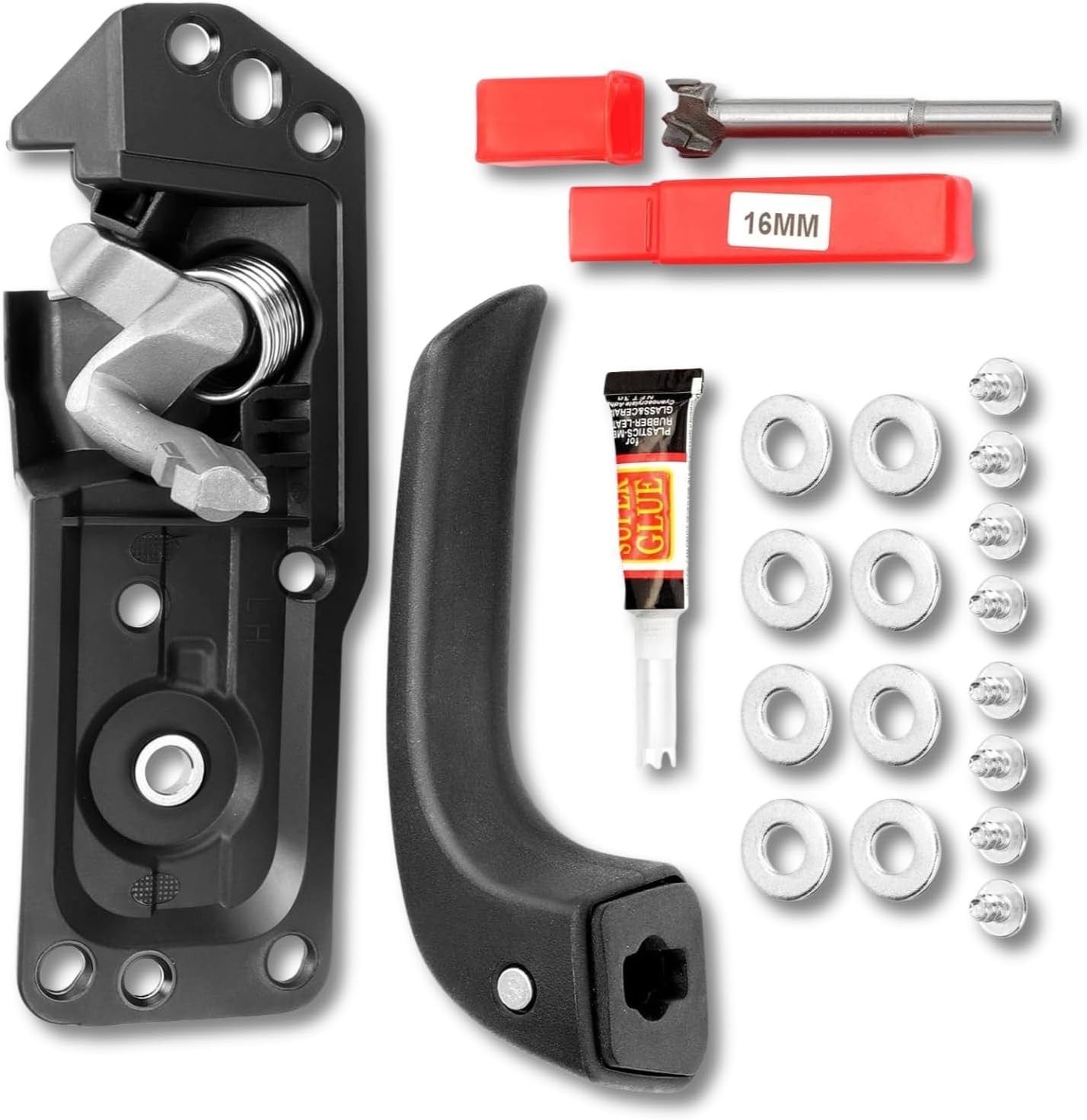 LH Driver Side Interior Door Handle Kit for 07-13 Chevy Silverado GMC Sierra