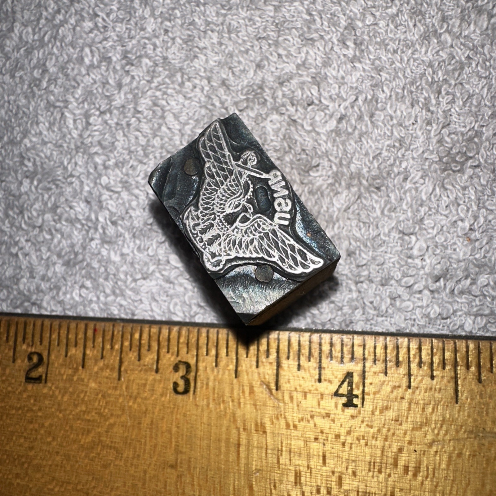 Printing Block ( USNR Majestic Eagle ) United States Navy Reserve ??￼￼