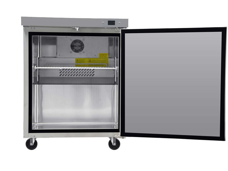 Commercial Undercounter Freezer 1 Door 29″ Worktop Freezer 8 Cu.ft ETL Approved