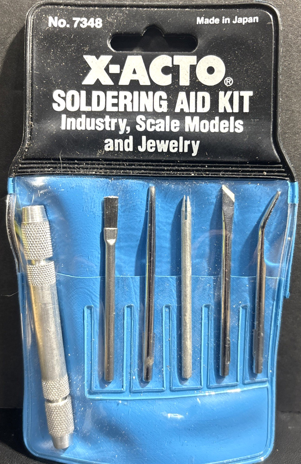 Kit 7348 X-ACTO Soldering Aid Kit, Industry, Scale Models & Jewelry, 1978 Unused