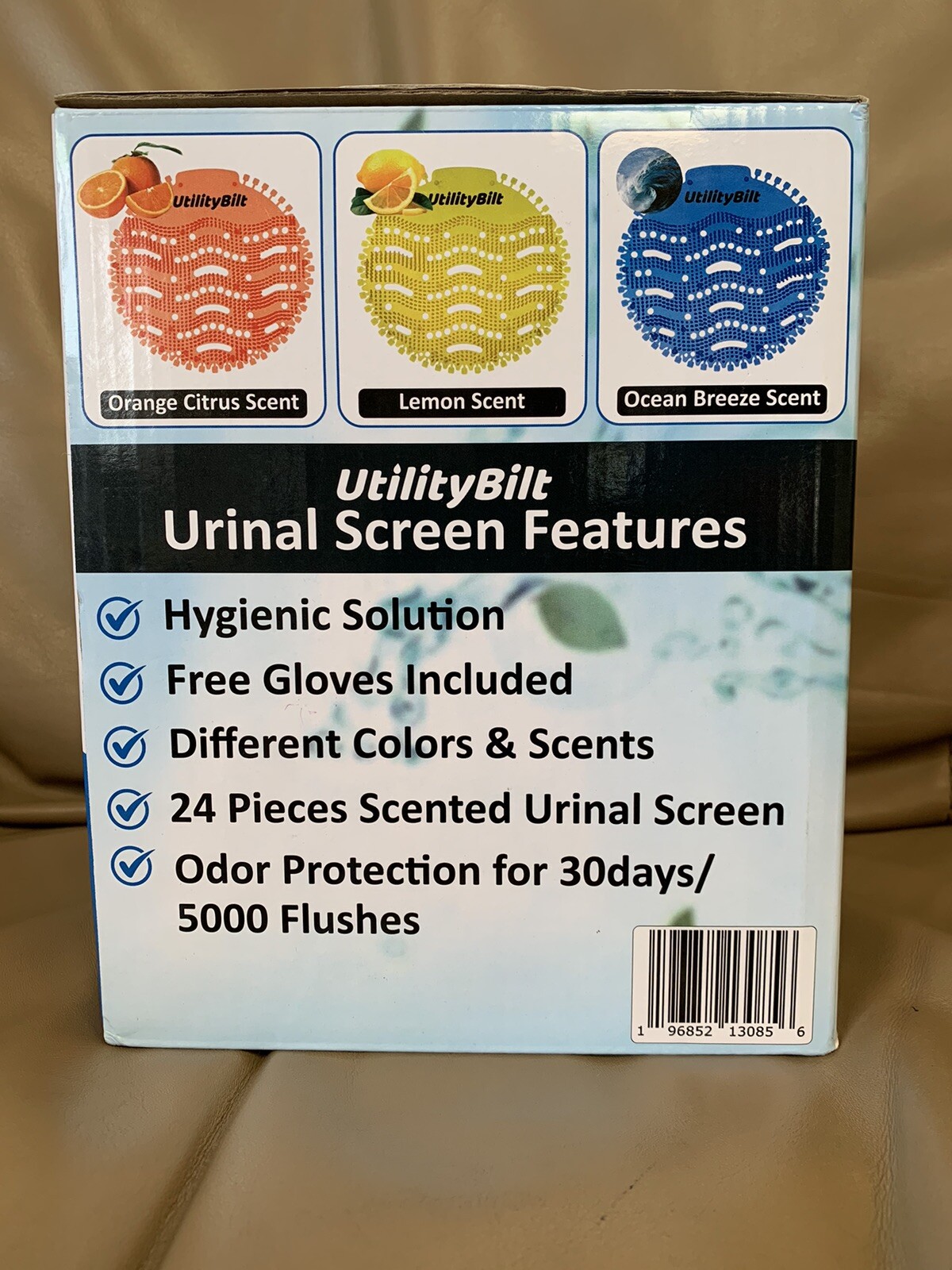 Utilitybilt Urinal Screens Deodorizer 24 Pack. Odor Protection For 30 Days/ 5000