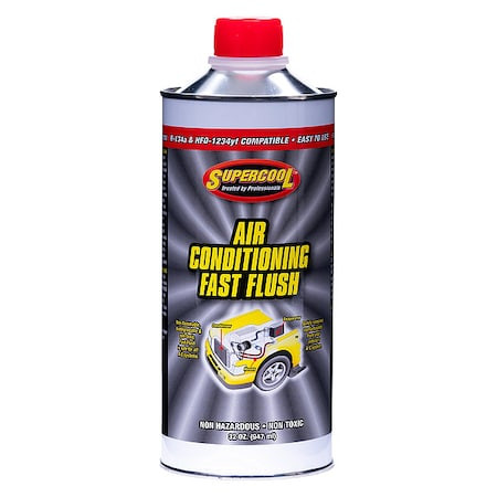 Supercool Ffq Air Conditioning Fast Flush, Can, 32Oz.