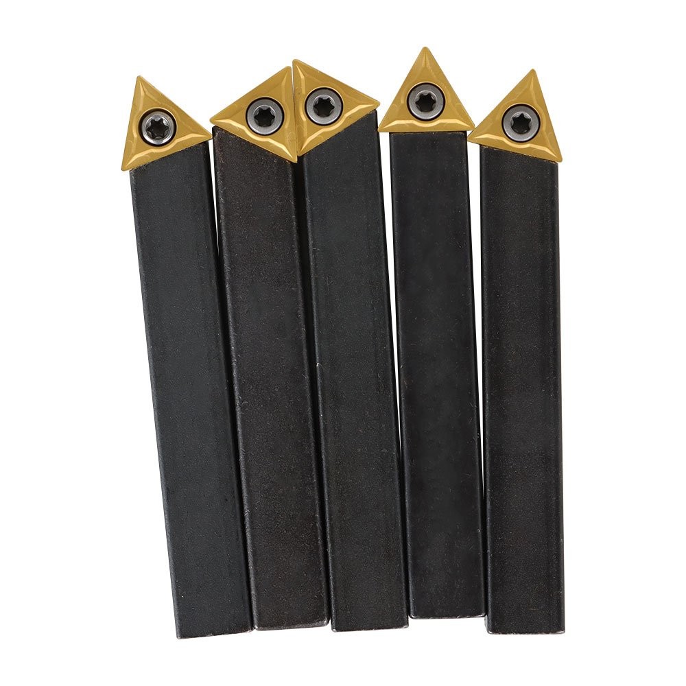 5 PACK 1/2 Inch Indexable Carbide Insert Turning Tool Bit Lathe Set
