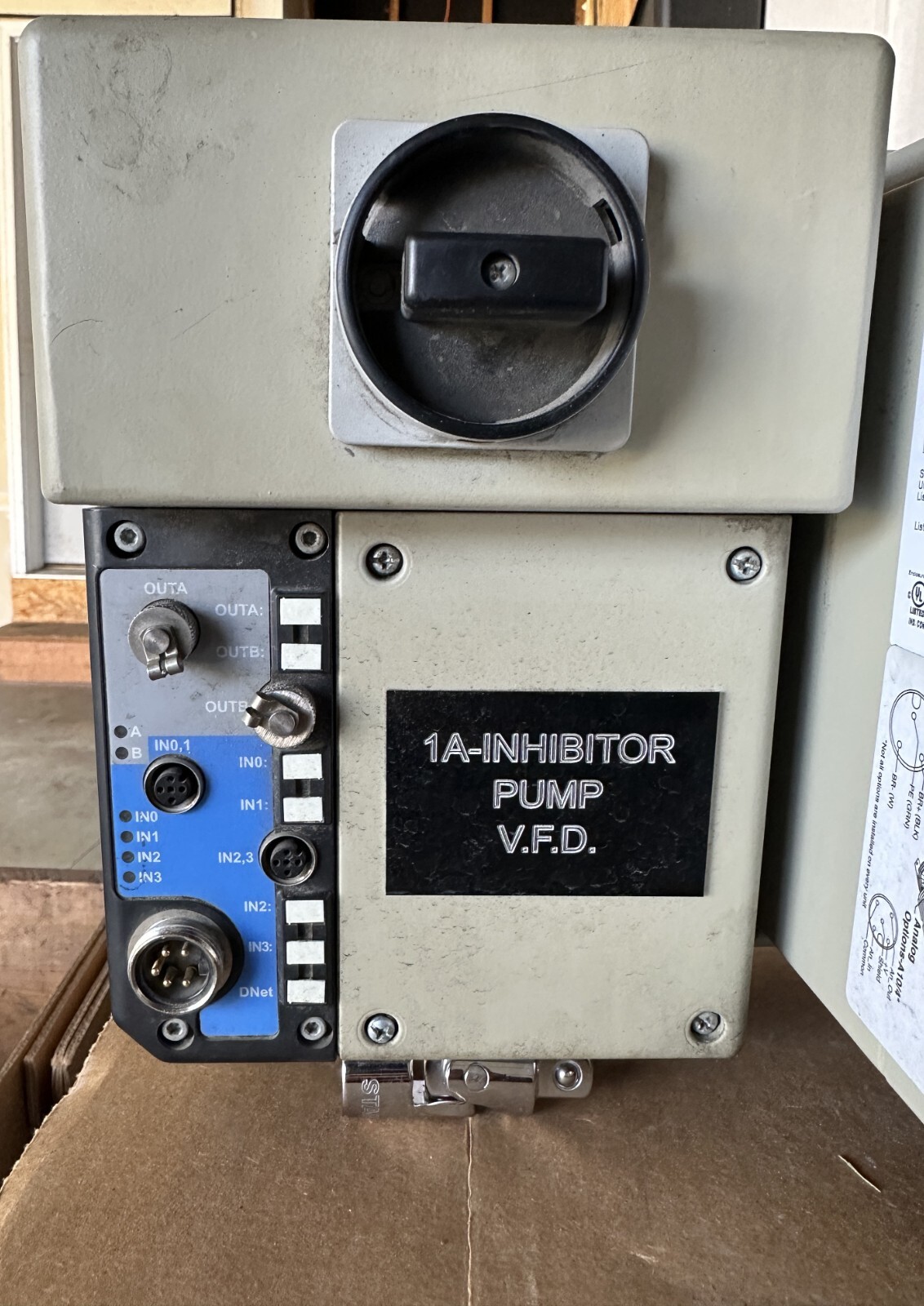 ALLEN BRADLEY 284D-FHD1P4D-10-CR SER C ARMORSTART CONTROL MODULE S/N: 1OA9E774