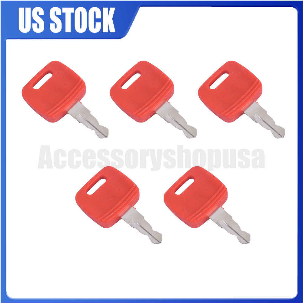 5PACK Ignition Keys For John Deere Agricultural Tractor Combine RE183935 RE71557