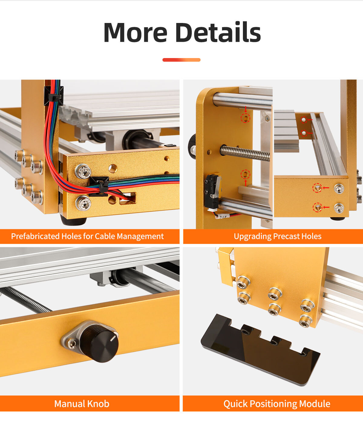 CNC 3018PLUS 500W Router Milling Drill Carving Machine Kit For PCB Wood DIY