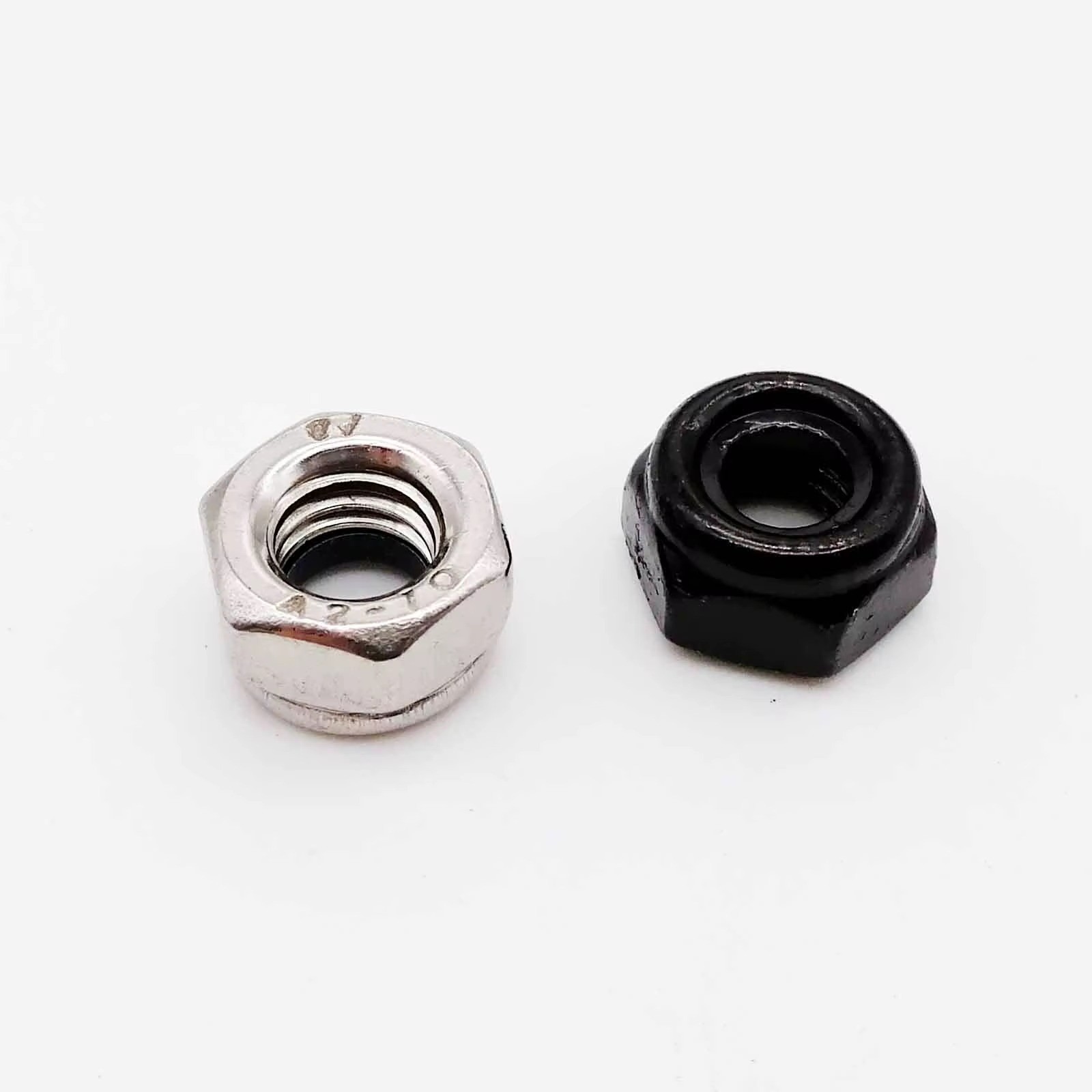 Stainless Steel Nylon Lock Nut M2 M2.5 M3 M3.5 M4 M5 M6 M8 M10 M12 M14 M16 100pc