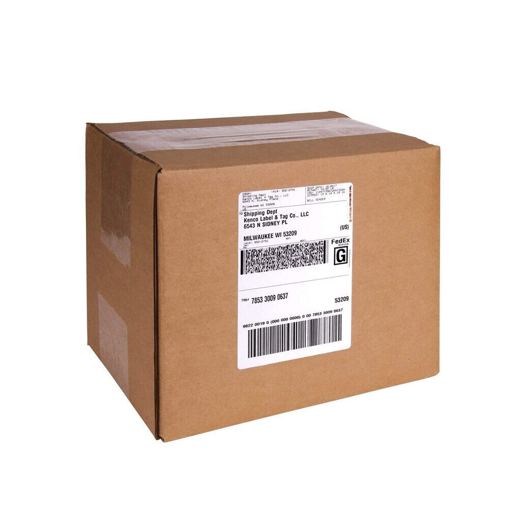 1000 Shipping Labels 8.5×5.5 Half Sheet Rounded Corner Self Adhesive 2 Per Sheet