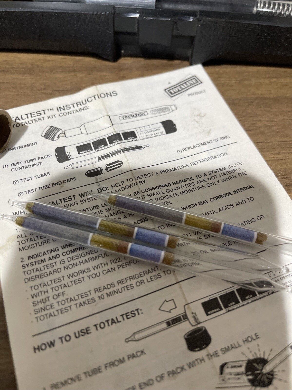 Totaline TotalTest Acid & Moisture A/C Refrigerant Test Kit