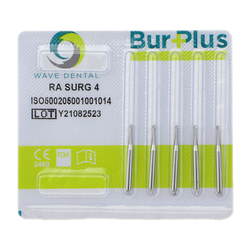 WAVE Dental Carbide Round Burs Latch LA RA #2 4 6 8 Surgical Bur LAOS 26mm Burr
