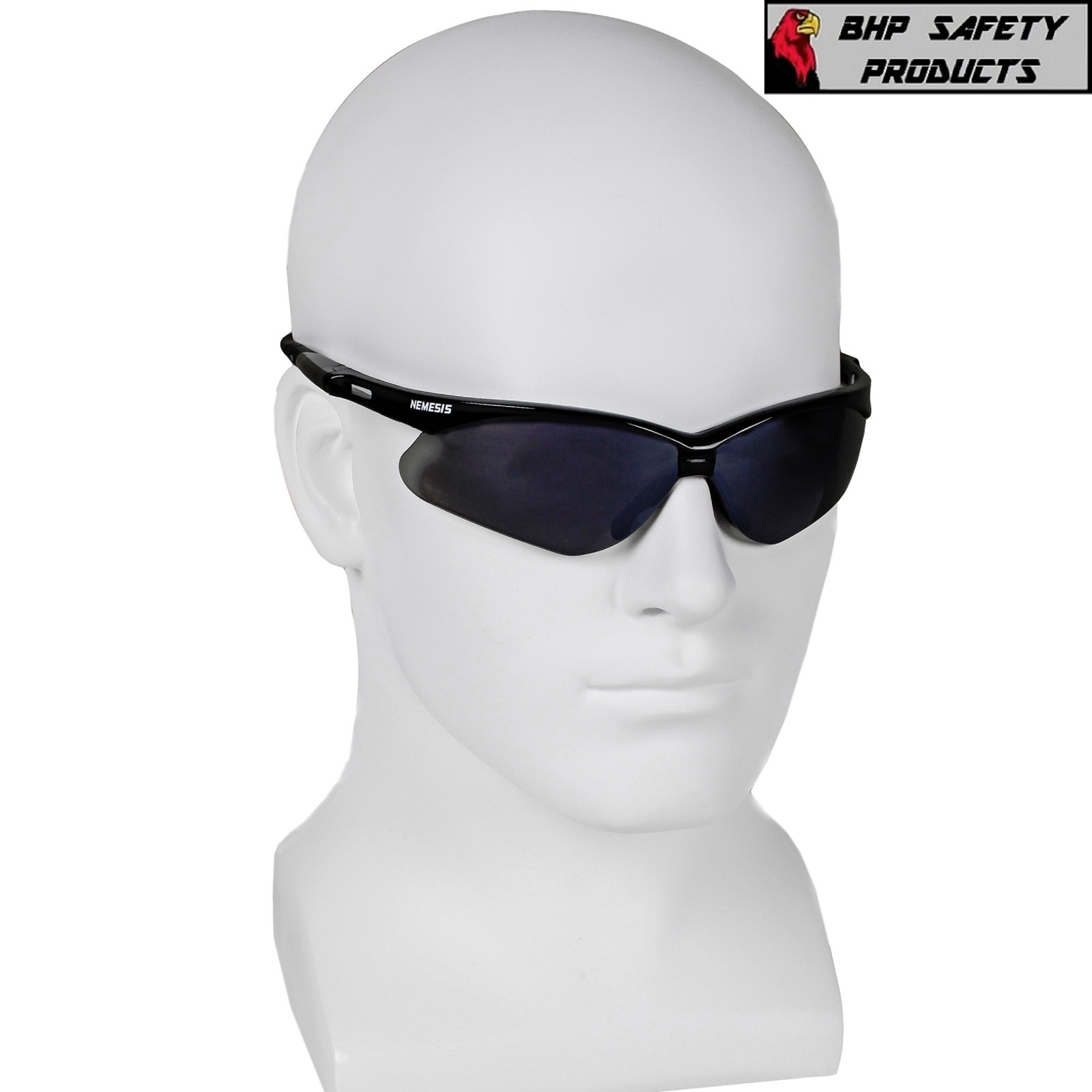 (6 PAIR) KLEENGUARD NEMESIS SAFETY GLASSES SMOKE MIRROR LENS SUNGLASSES 25688