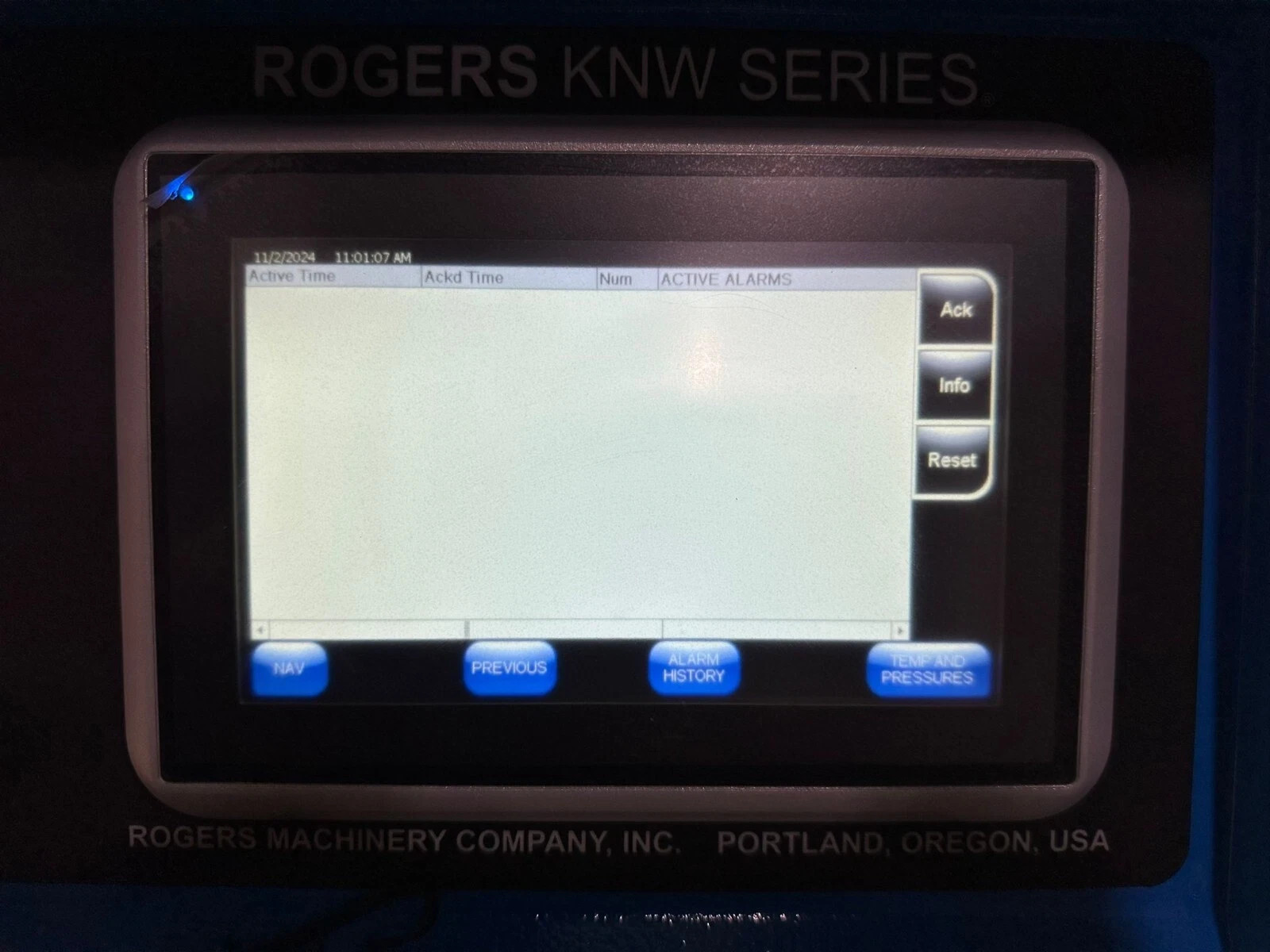 KOBELCO OIL FREE, KNW SERIES, 40 HP AIR COMPRESSOR » TWO STAGE, 41 HRS. TESTED