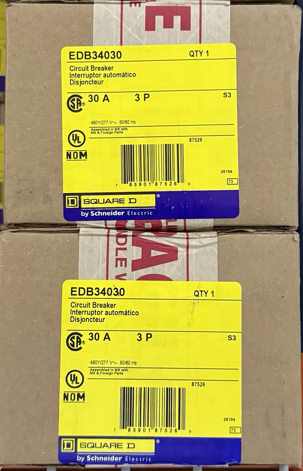 SQUARE D EDB34030 Circuit Breaker