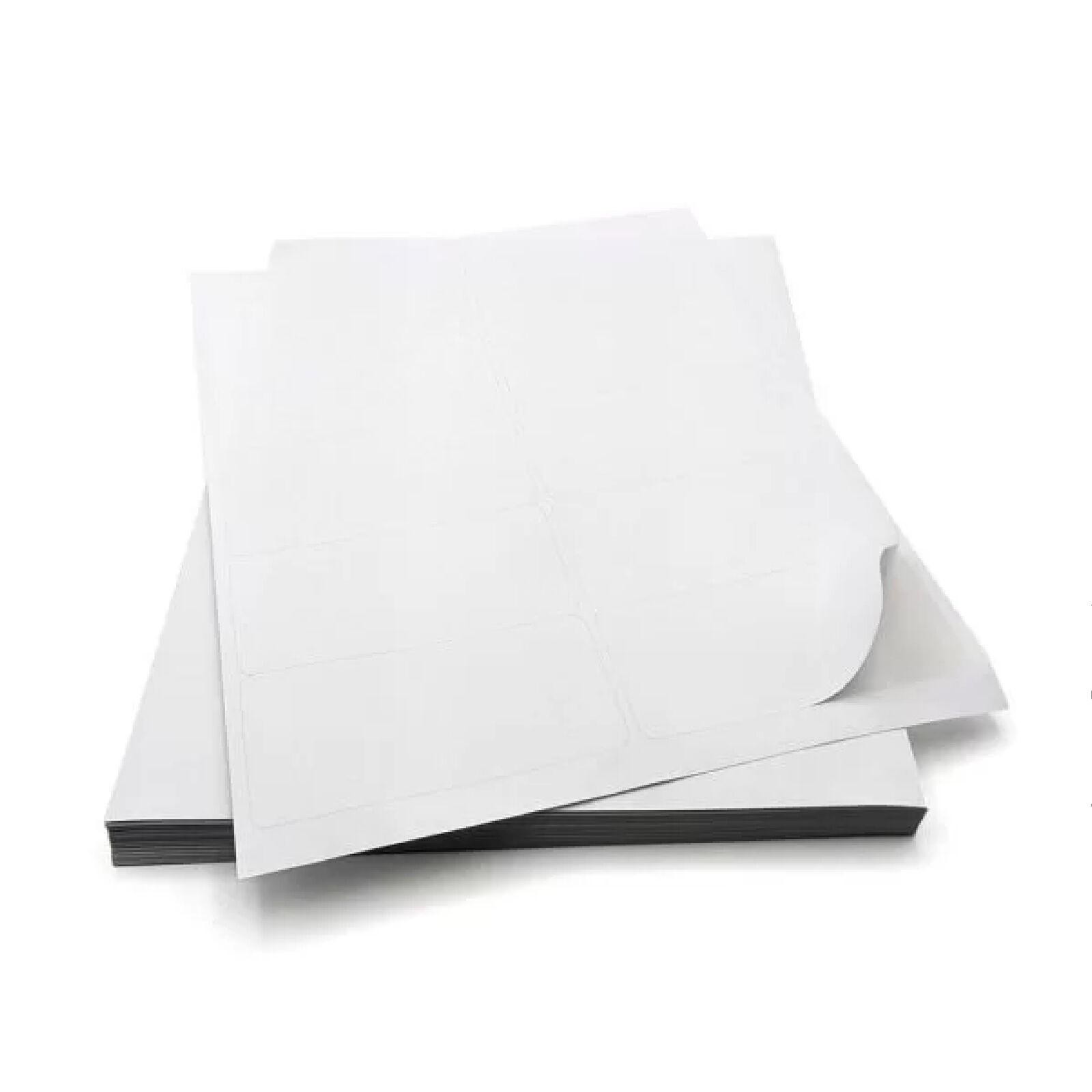 4″ x 3.3″ All Purpose White Laser Label Sheet – 2000 Sheets/6 Labels Per Sheet