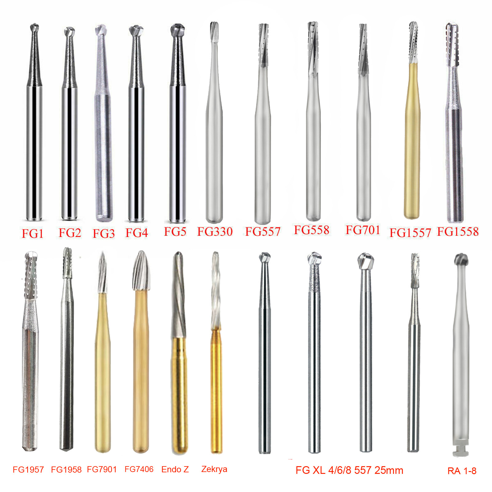 Dental Surgical/ Tungsten Carbide Burs Endo Bur For High Low Speed Handpiece VIP