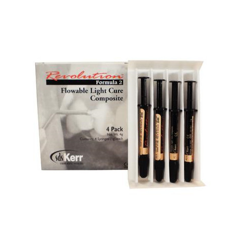 Kerr 29496 Revolution Formula 2 Flowable Hybrid Composite 4/Bx A3.5 EXP Jan 2027