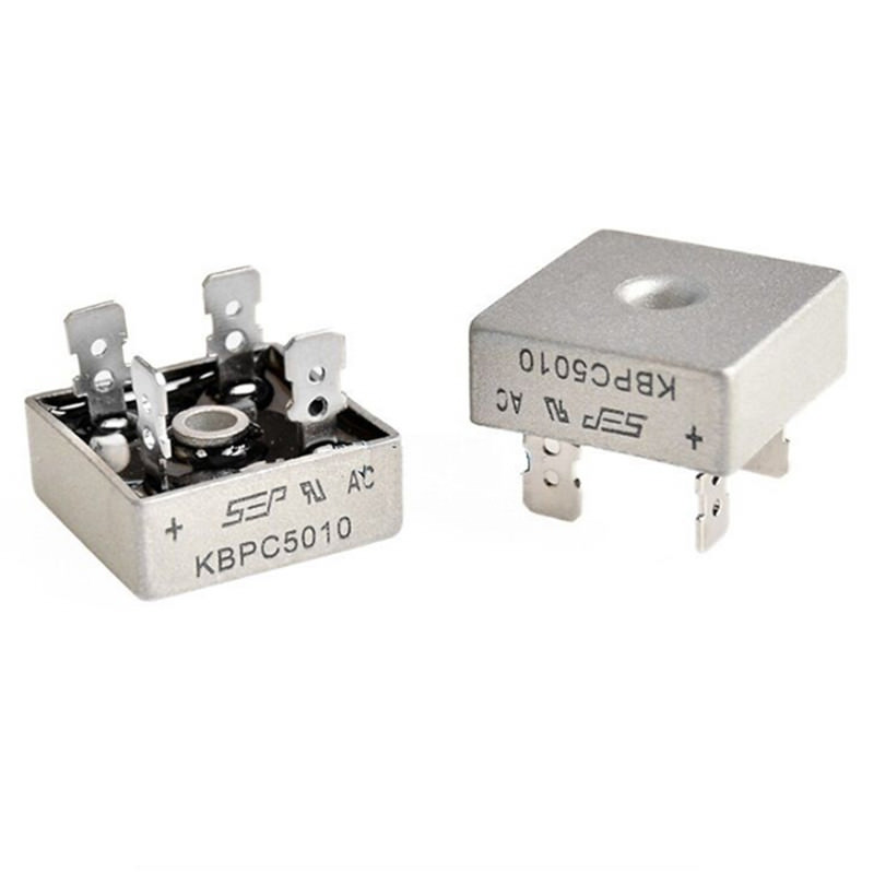 50A 1000V Metal Case Single Phases Diode Bridge Rectifier KBPC5010