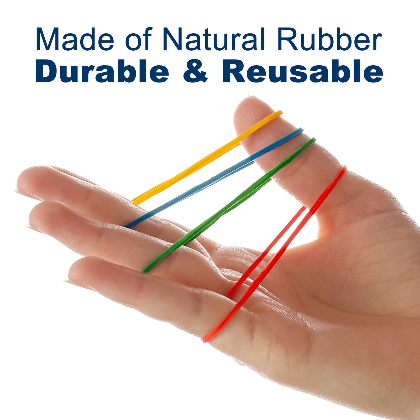 600 Multicolor Rubber Bands for School, Home, or Office Tie Dye, Office Supplies