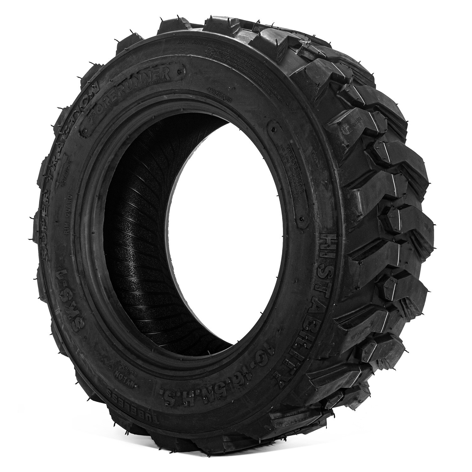 4 Tires 10×16.5 12Ply 10-16.5 Skid Steer Tires Heavy Duty Industrial Tires