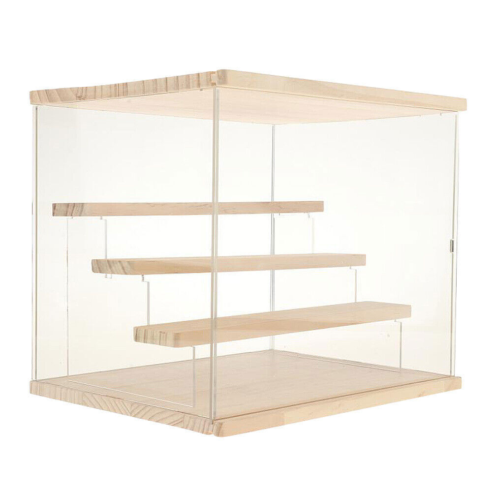 4-Tier Large Acrylic Display Case Dustproof Box for Collectibles Action Figures