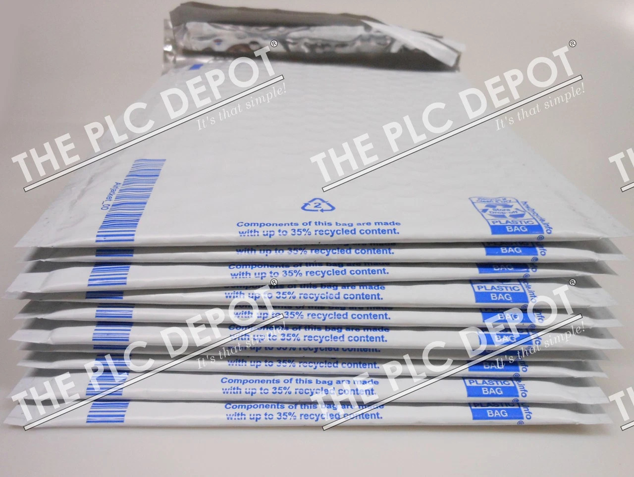 Padded Mailer 10 PACK Bubble Bag 6.5” x 9.25” eBay Branded Color Logo Sealable